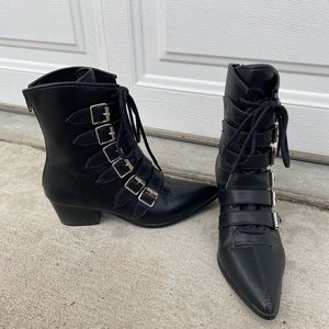 Strange cult coven boots